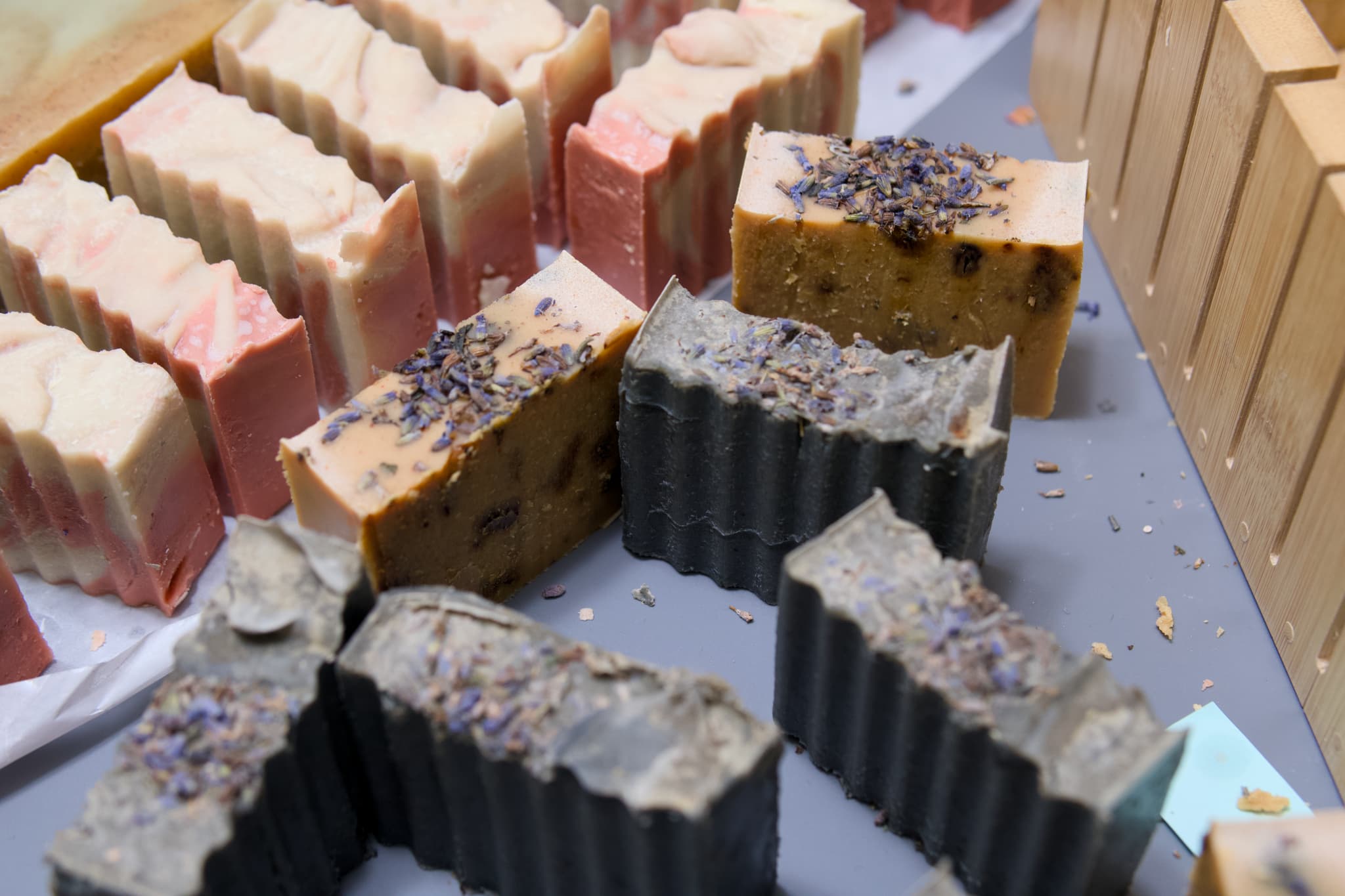 Collection of different soaps